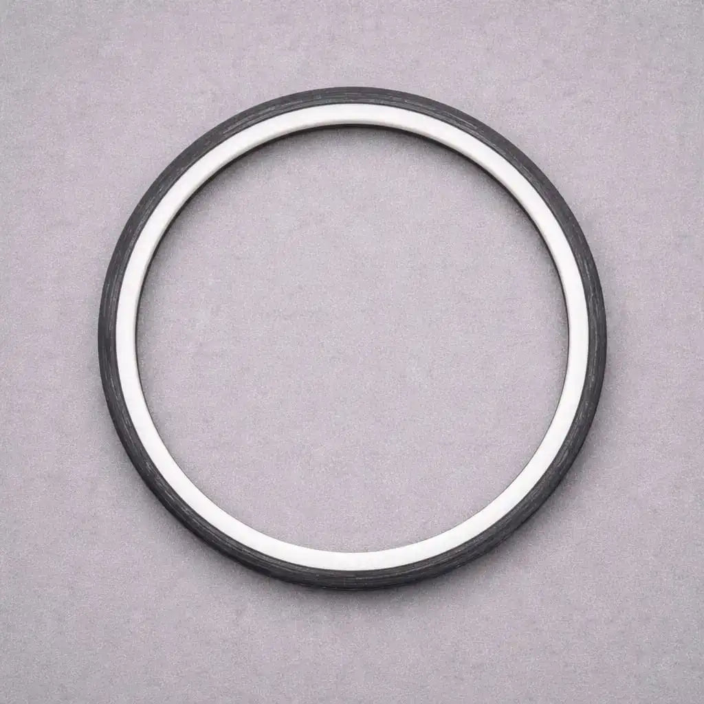 PTFE composite piston seal ring with elastomer energiser for high-pressure hydraulic cylinder sealing manufactured by Kaybin