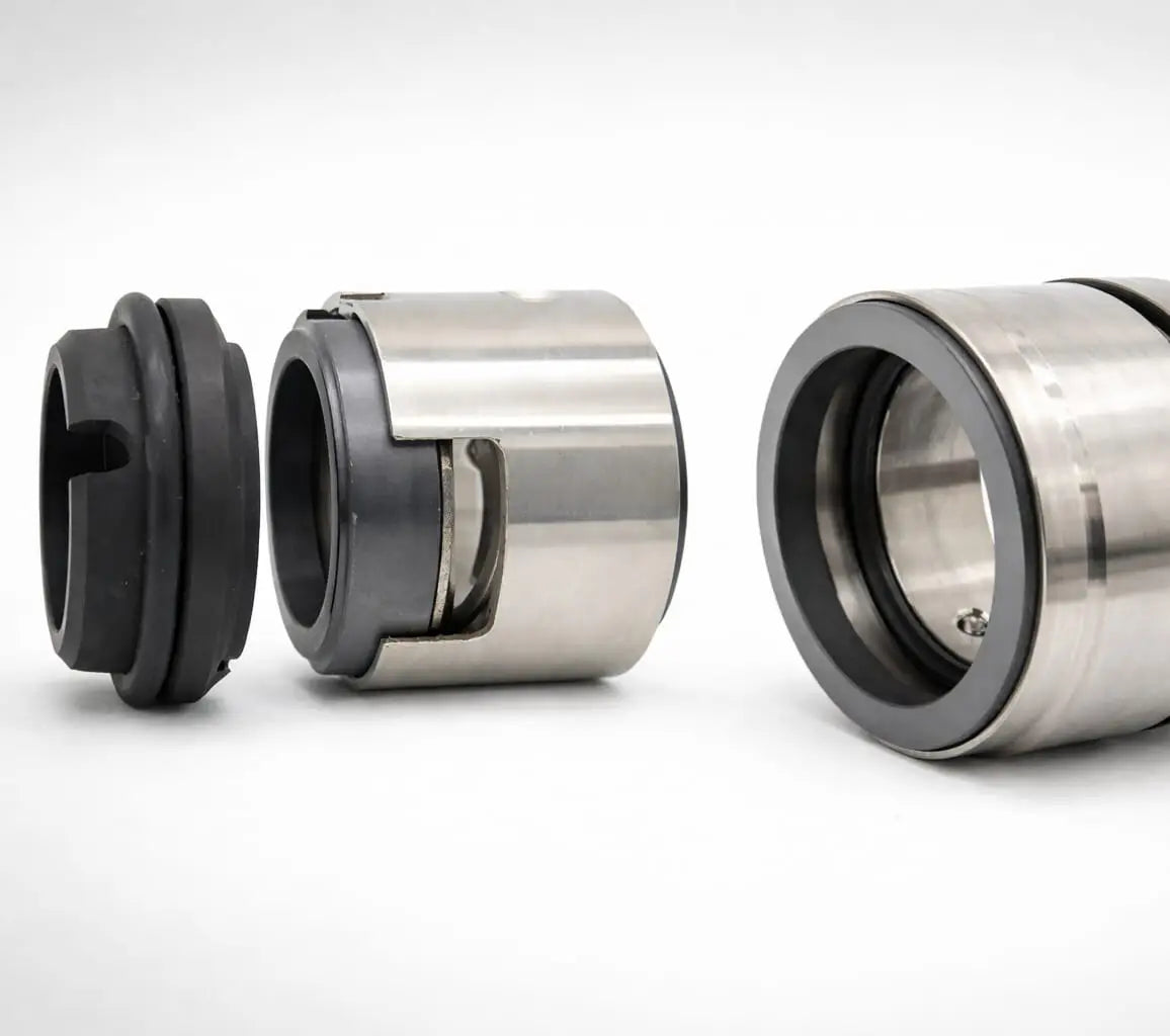 Wave spring mechanical seal components for industrial pump sealing applications