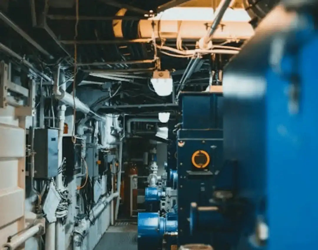 Industrial pump and valve system in heavy manufacturing plant for gland packing and sealing applications
