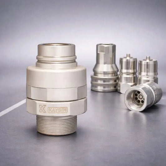 316 stainless steel quick release couplings male and female with elastomer seal kits