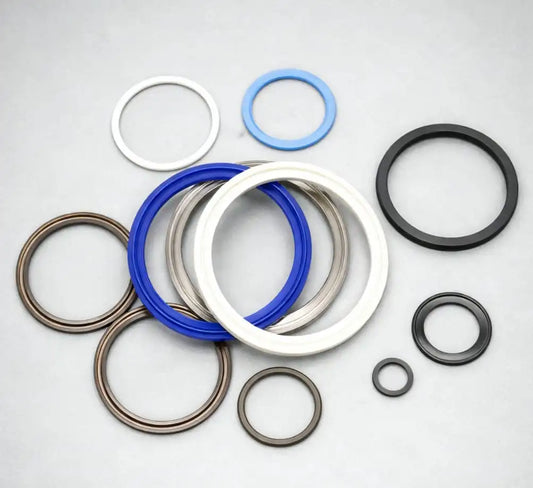Assorted union and sanitary seals for hygienic process piping and static sealing applications